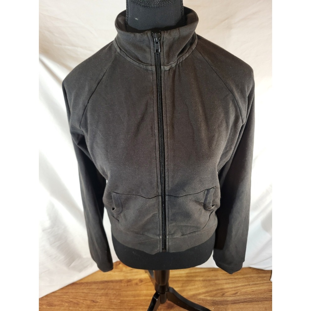 NWT Skims Outdoor Track Jacket Full Zip Washed Onyx Size Large